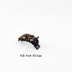 2025 new Korean color rhinestone bangs side clip temperament advanced all-match broken hairpin fixed