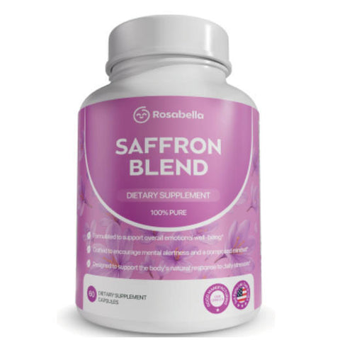 Rosabella Saffron Supplement【88mg】for Mental Clarity Digestion Positive Mood & Blue Light Eye Health-Began