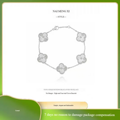 Versatile four-leaf clover K gold-plated niche simple fashion bracelet fashionable light luxury exquisite temperament